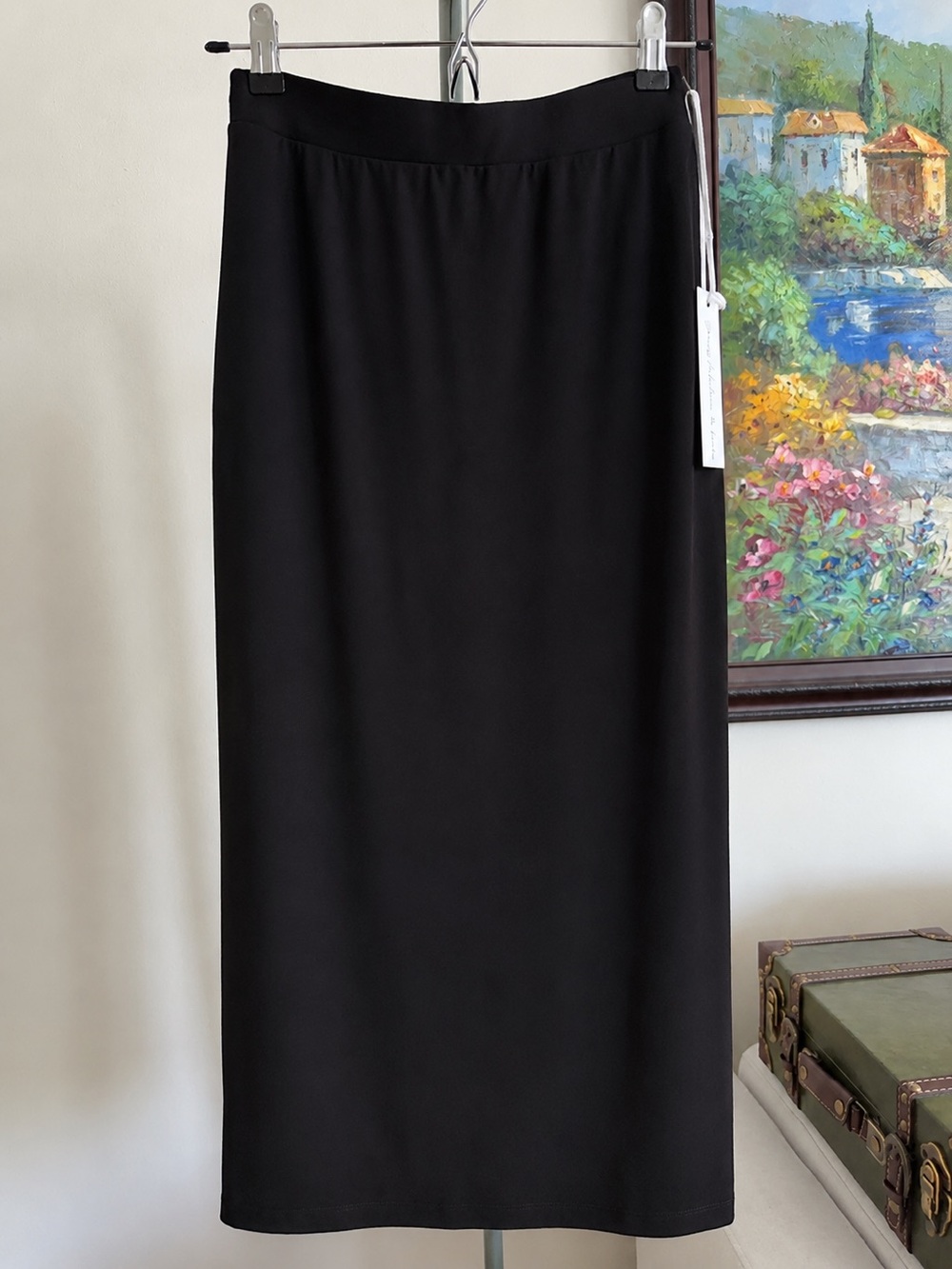 NEW Young Fabulous & Broke Black Stretchy Maxi Skirt